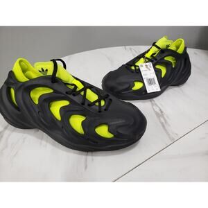 NEW WITH TAGS NO BOX Adidas Men's adi FOM Q IE7385 Originals Black Solar Yellow